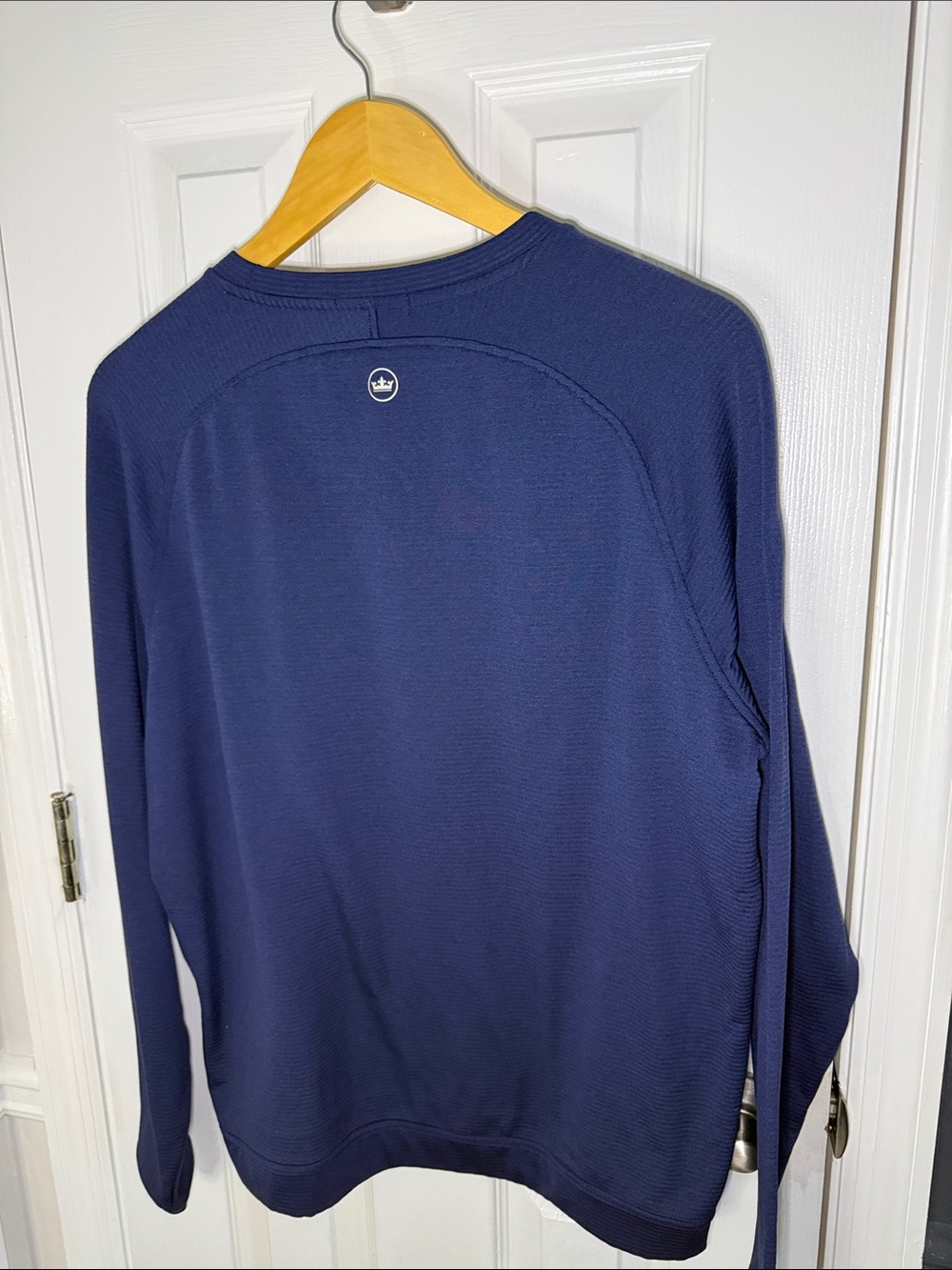 Peter Millar Navy Long Sleeve Crewneck - Picture 4 of 7